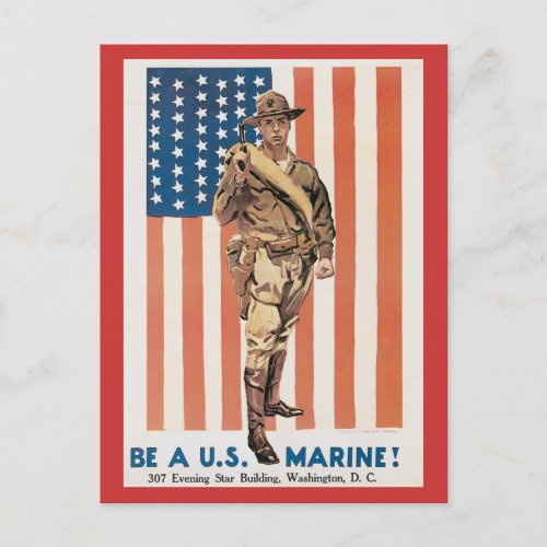 War Poster Postcards World War I Marines