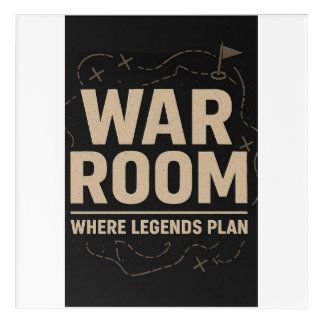 War Room Mindset — Focus, Strategy & Discipline Acrylic Print