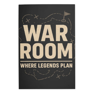 War Room Mindset — Focus, Strategy & Discipline Metal Print