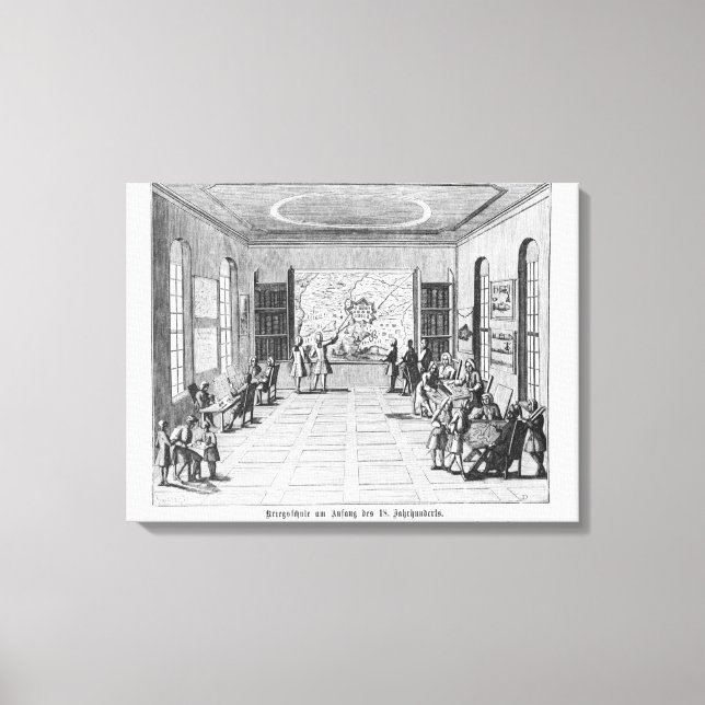 War school canvas print (Front)
