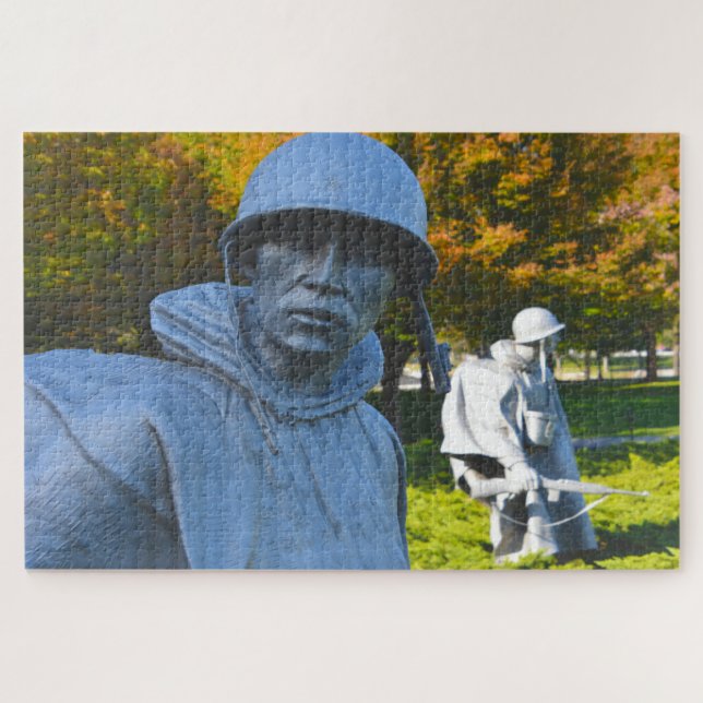 War Soldier Memorial Washington Jigsaw Puzzle (Horizontal)