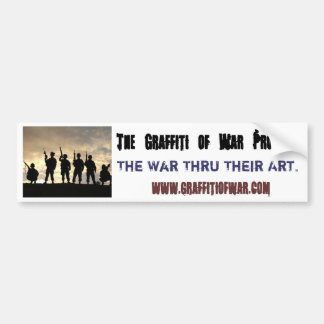 war thru their eyes bumper sticker