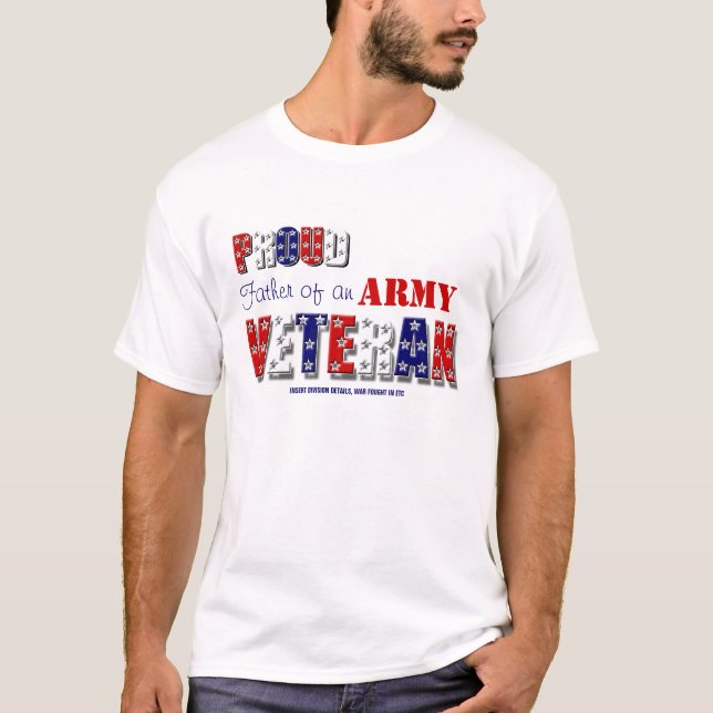 War Veteran Family honor remembrance T-Shirt (Front)