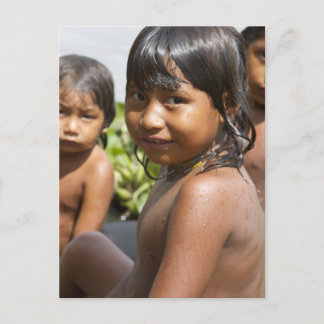 Warao Children of Venezuela Postcard