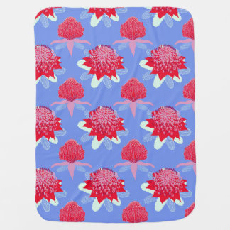 Waratah Baby Blanket