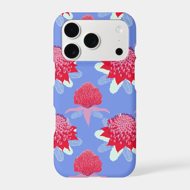 Waratah Iphone Case (Back)