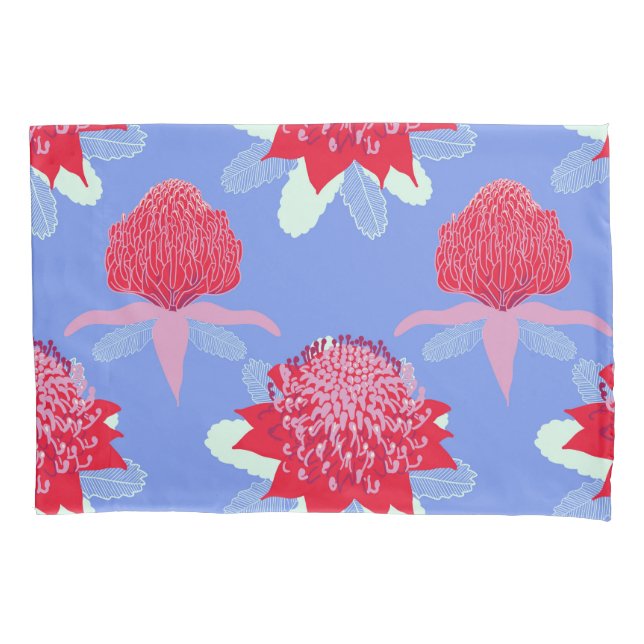Waratah Pillow Case (Front)