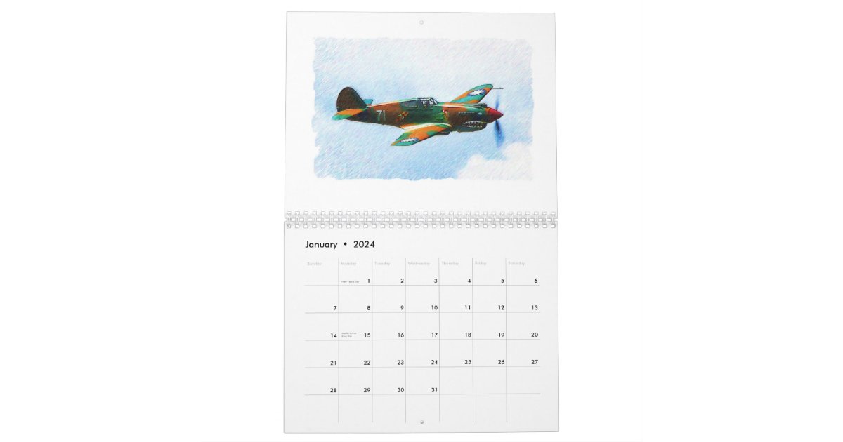 Warbirds Of World War II Calendar Zazzle