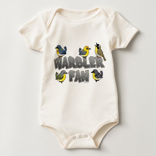 Warbler Fan Baby Bodysuit