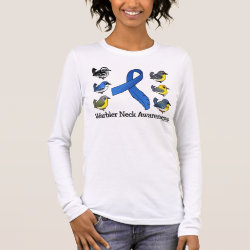 Warbler Neck Awareness Women's Basic Long Sleeve T-Shirt