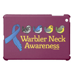 Warbler Neck Awareness Ribbon Case Savvy iPad Mini Finish Case