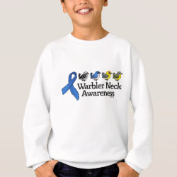 Warbler Neck Awareness Ribbon Kids' American Apparel Organic T-Shirt