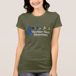 Warbler Neck Awareness Ribbon Women's Bella Jersey T-Shirt