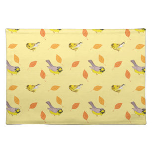 warblers birds placemat
