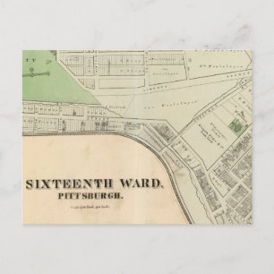 Ward 16 of Pittsburgh, Pennsyvania Postcard