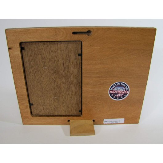 Ward Imagine Quote Cherry Graduation Picture Frame (Back)