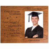 Ward Imagine Quote Cherry Graduation Picture Frame (Front)