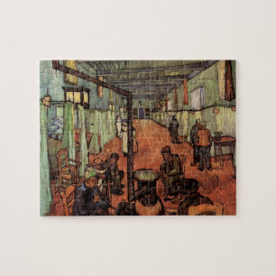 Ward in the Hospital in Arles by Vincent van Gogh Jigsaw Puzzle