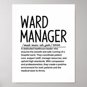 Ward manager poster