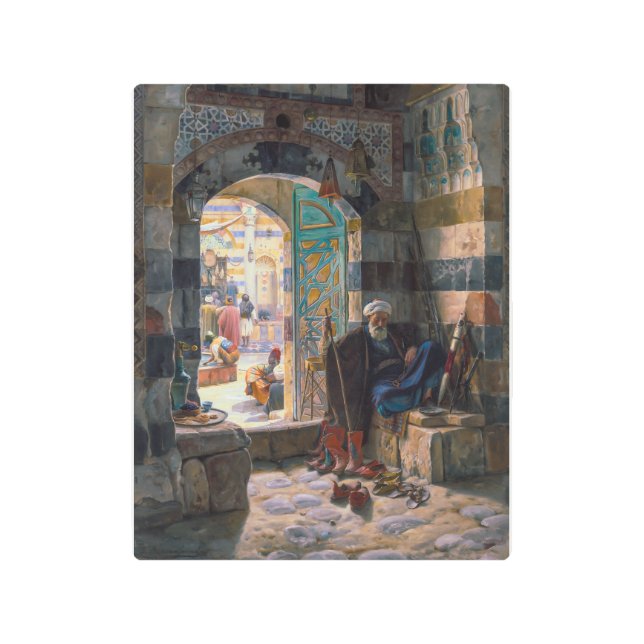 Warden of the Mosque Damascus | Bauernfeind | Metal Print (Front)