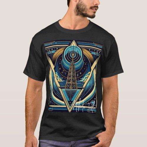 Wardenclyffe Tower Nikola Tesla T_Shirt