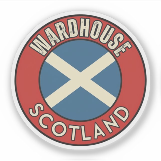 Wardhouse, Scotland Sticker (Front)