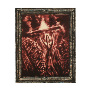 Warding Off Evil Wood Wall Decor