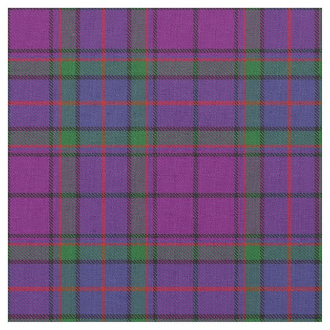 Wardlaw Family Tartan Fabric (Close Up)