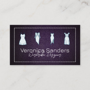 Wardrobe Designs Creative Artist Business Card