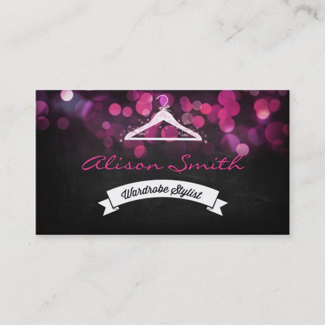 Wardrobe Stylist Business Card (Front)