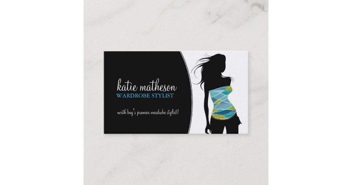 Wardrobe Stylist Business Card Zazzle