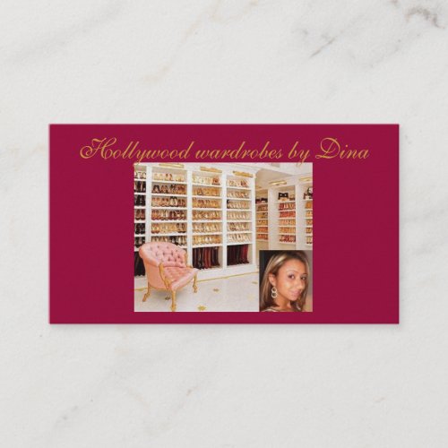 Wardrobe Stylist Business Card