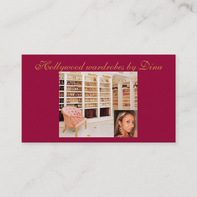 Wardrobe Stylist Business Card (Front)