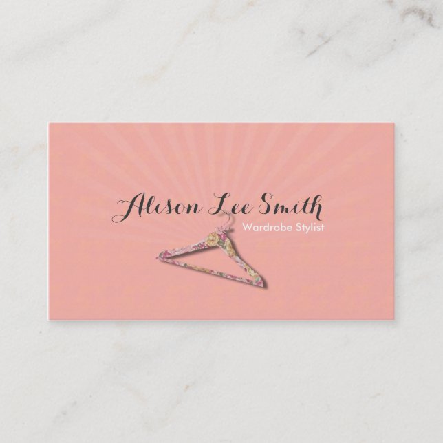 Wardrobe Stylist Business Card (Front)