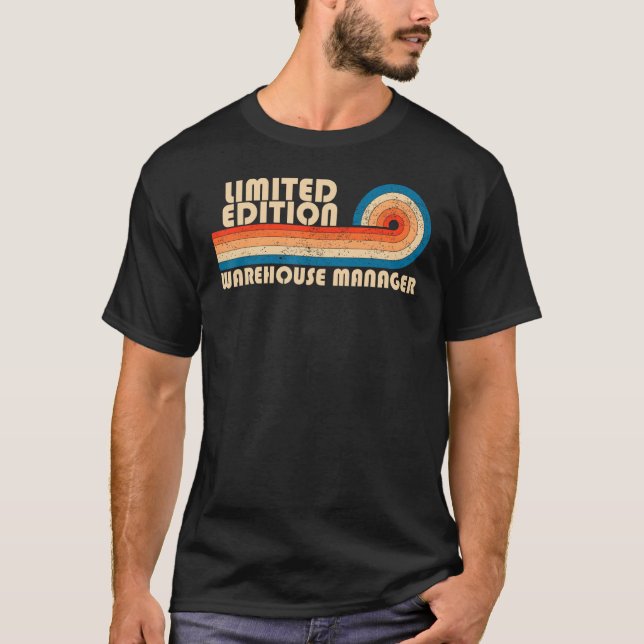 WAREHOUSE MANAGER Funny Job Title Profession Birth T-Shirt (Front)