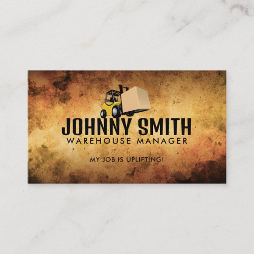 Warehouse Slogans Business Cards