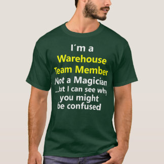 Warehouse Team Member Night Shift Job Title Career T-Shirt