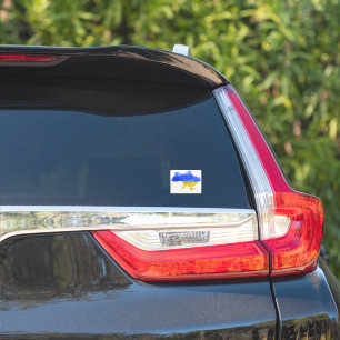 Warercolor Ukrainian Map Sticker