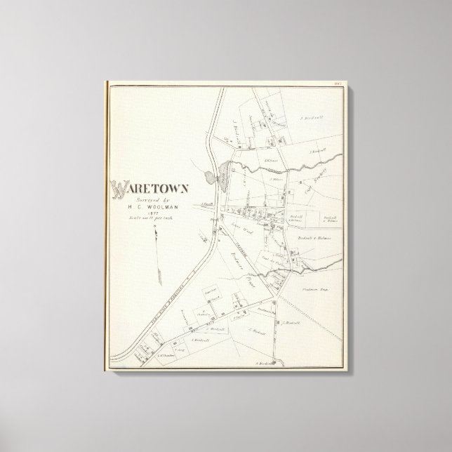 Waretown, New Jersey Canvas Print (Front)