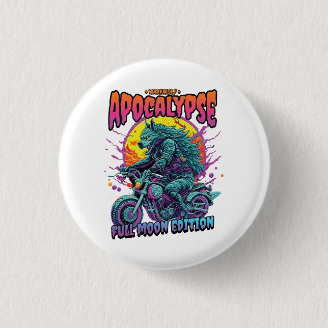 Warewolf apocalypse button (Front)