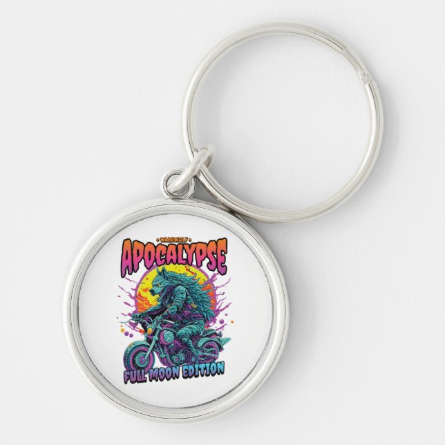 Warewolf apocalypse keychain (Front)