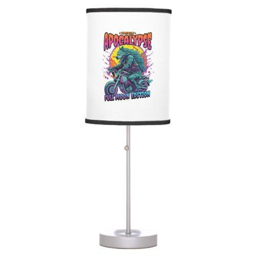 Warewolf apocalypse table lamp