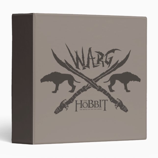 Warg Movie Icon 3 Ring Binder (Front/Spine)