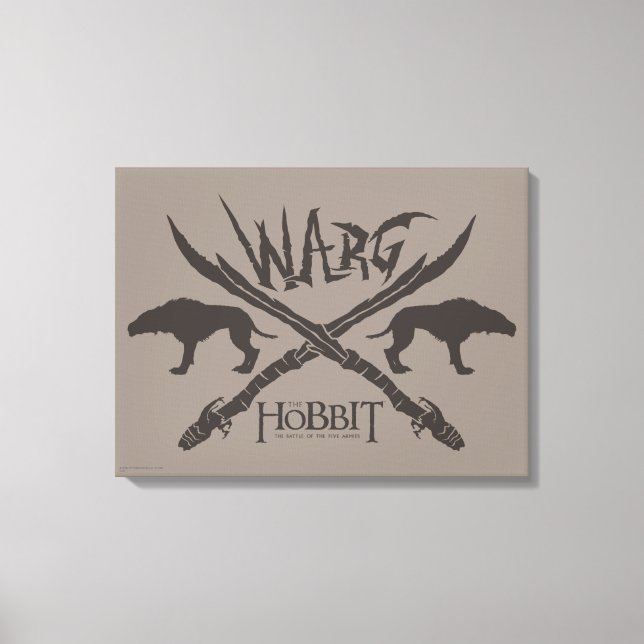 Warg Movie Icon Canvas Print (Front)