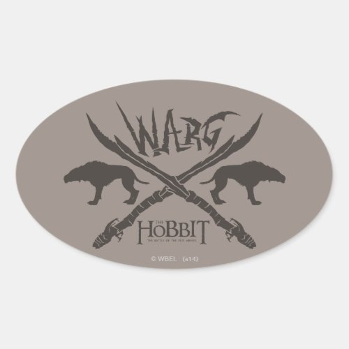 Warg Movie Icon Oval Sticker