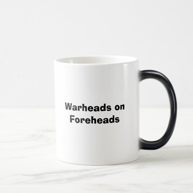 Warheads on Foreheads Color Morph Mug (Right)