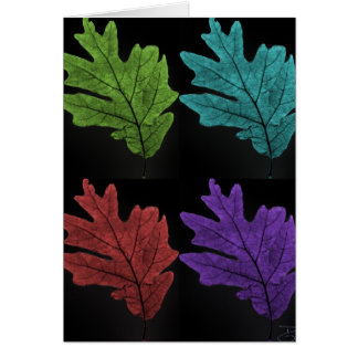 warholesque leaf cards