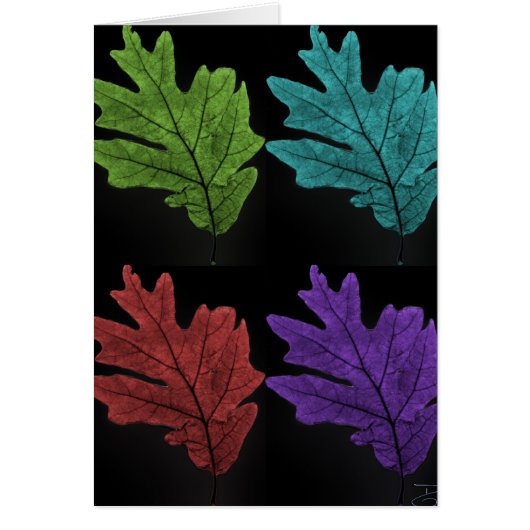 warholesque leaf cards (Front)