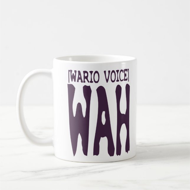 Wario Voice Coffee Mug (Left)