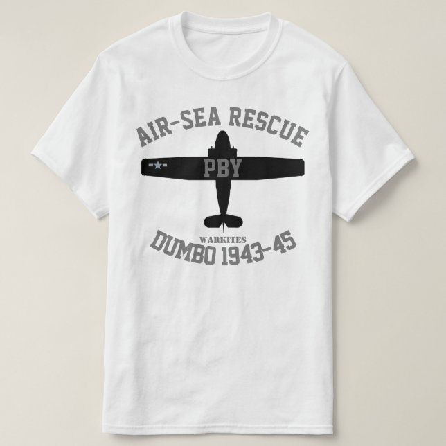 Warkites Air-Sea Rescue PBY T-Shirt (Design Front)